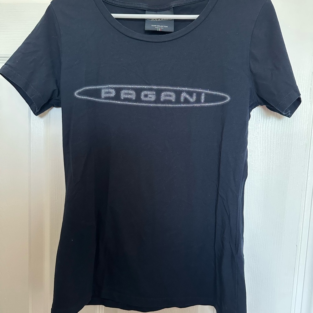 PAGANI AUTOMOBILI WOMAN CLOTHING BUNDLE - 2 glitter tees and zip up